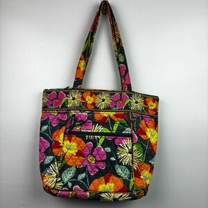 Vera Bradley Jazzy Blooms Medium Tote Bag Purse